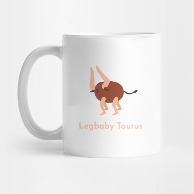 Legbaby Taurus | Zodiac | Cute | Funny | Weird | Gift | Minimalist | Star Sign | Astrology | by WiseCat